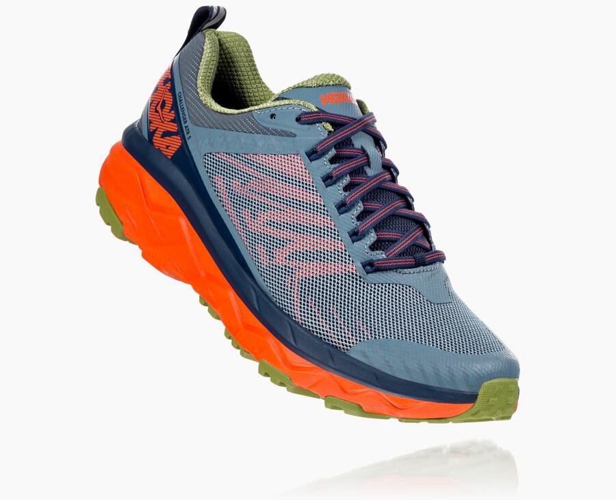 Trail Shoes Mens - Hoka One One Challenger ATR 5 - Navy - YUCNPAB-31